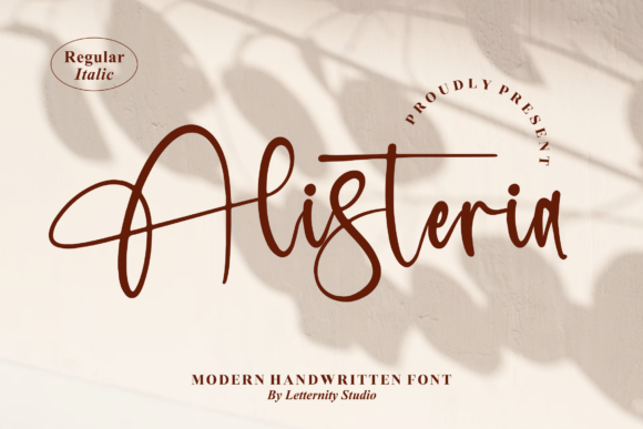 Alisteria: A Luxurious Script Font