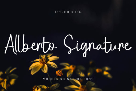 Allberto Signature Font for Business