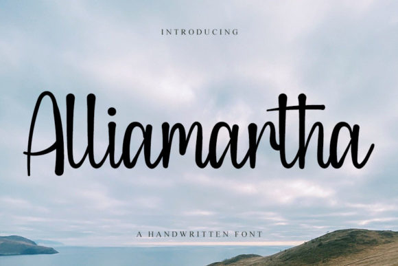 Alliamartha: A Classy Handwritten Font