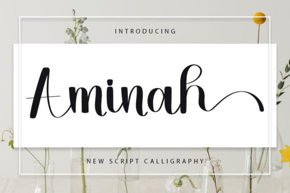Aminah: A Stylish Handwritten Font