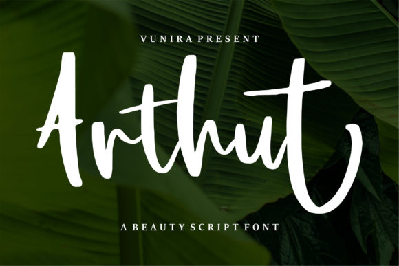 Arthut: A Stylish Handwritten Font