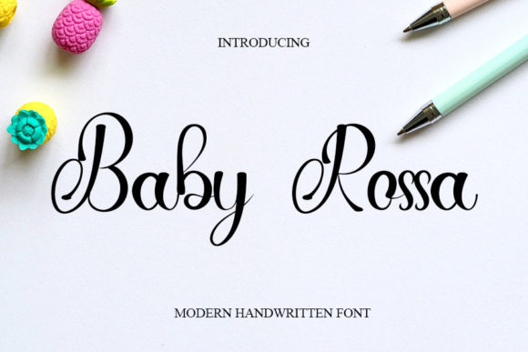 Baby Rossa Font: A Handwritten Touch for Web Design