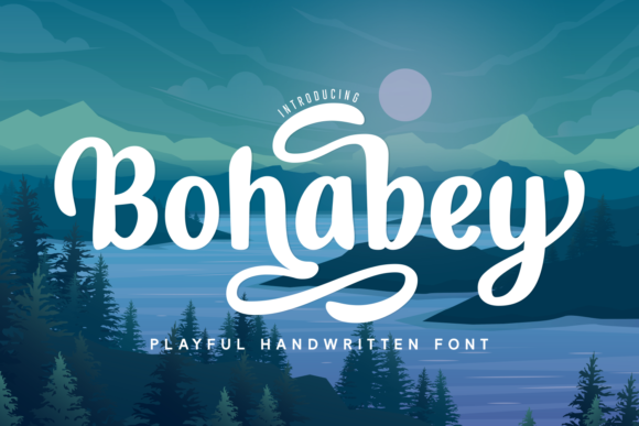Bohabey: A Playful Font for Polished Branding
