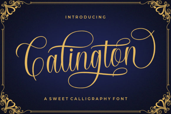 Calington: A Bold Script Font for Creative Makers