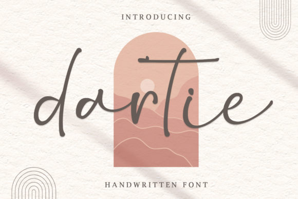 Dartie: A Playful Script Font for Web Design