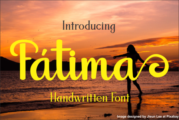 Fátima: A Script Typeface for Web Design