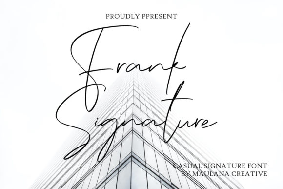 Frank Signature: A Font for Elegant Business Design