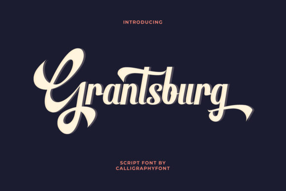 Grantsburg Font: Retro Style for Creative Projects