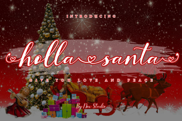 Holla Santa Font Review