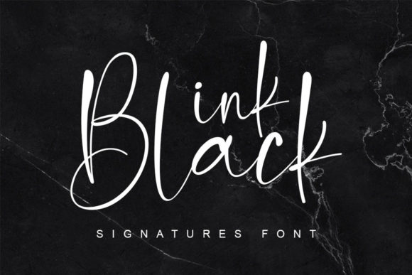 Ink Black: A Script Font for Elegant Design