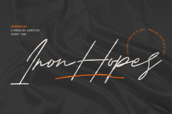 Iron Hopes: A Font That Elevates Your Brand