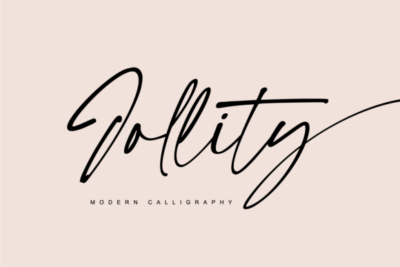 Jollity: A Magical Script Font