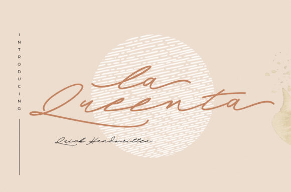 La Queenta Font for Web Design