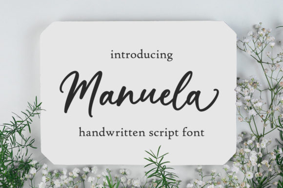 Manuela: A Script Font for Elegant Design