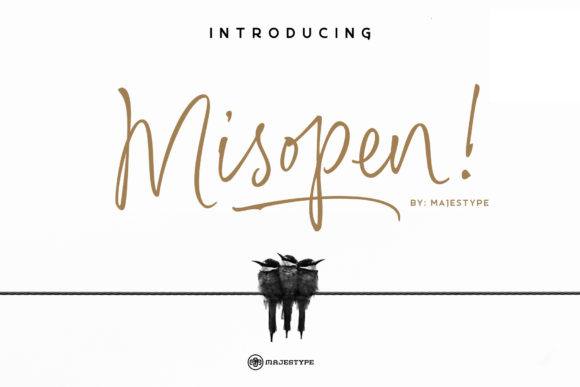 Misopen: A Playful Font for Business Branding