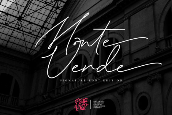 Monte Verde Font: Elegant Script for Creative Projects