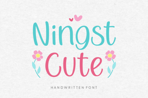 Ningst Cute: A Handwritten Font for Editorial Elegance