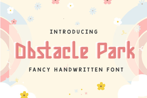 Obstacle Park: A Playful Font for Editorial Design
