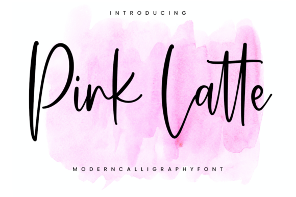 Pink Latte: A Script Font for Creative Projects