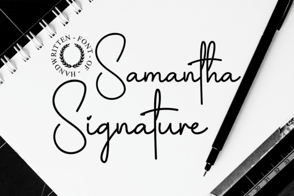 Samantha Signature Font for Business