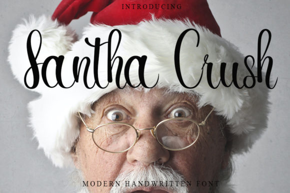 Santa Crush Font for Romantic Branding