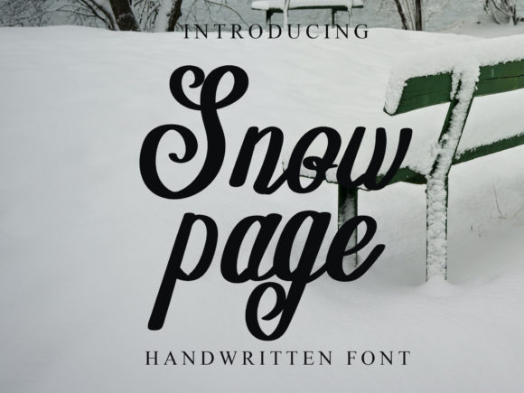 Snow Page: A Delicate Handwritten Font