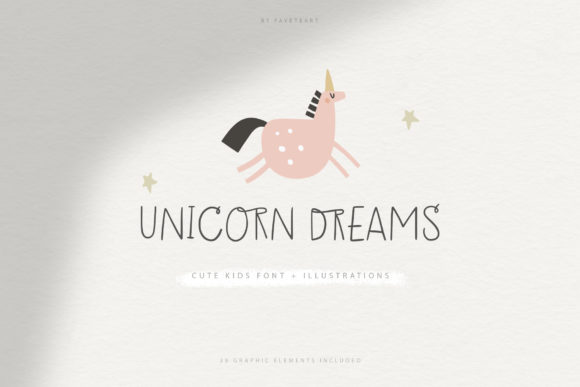 Unicorn Dreams Font: Whimsical & Witty