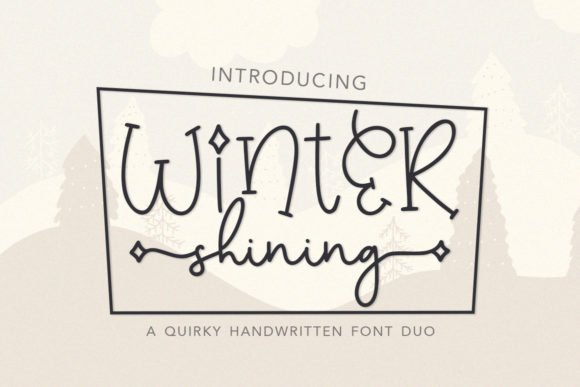 Winter Shining Font: Elegant Script for Web Design